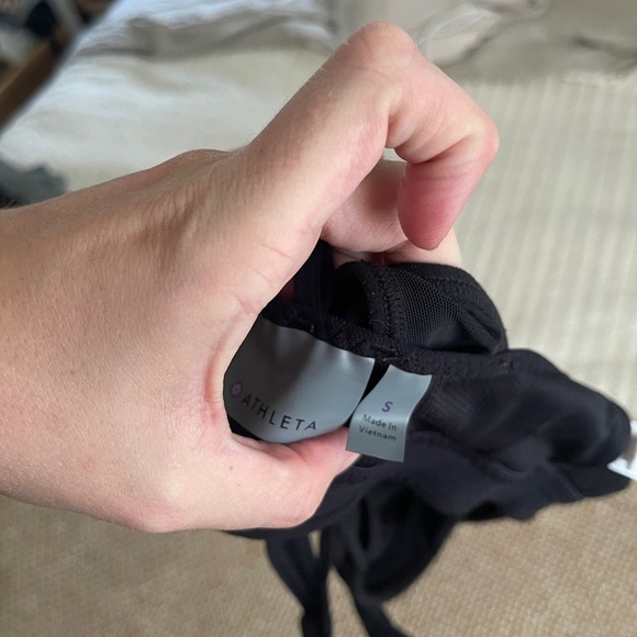 Athleta black straps sports bra size small - Picture 7 of 7